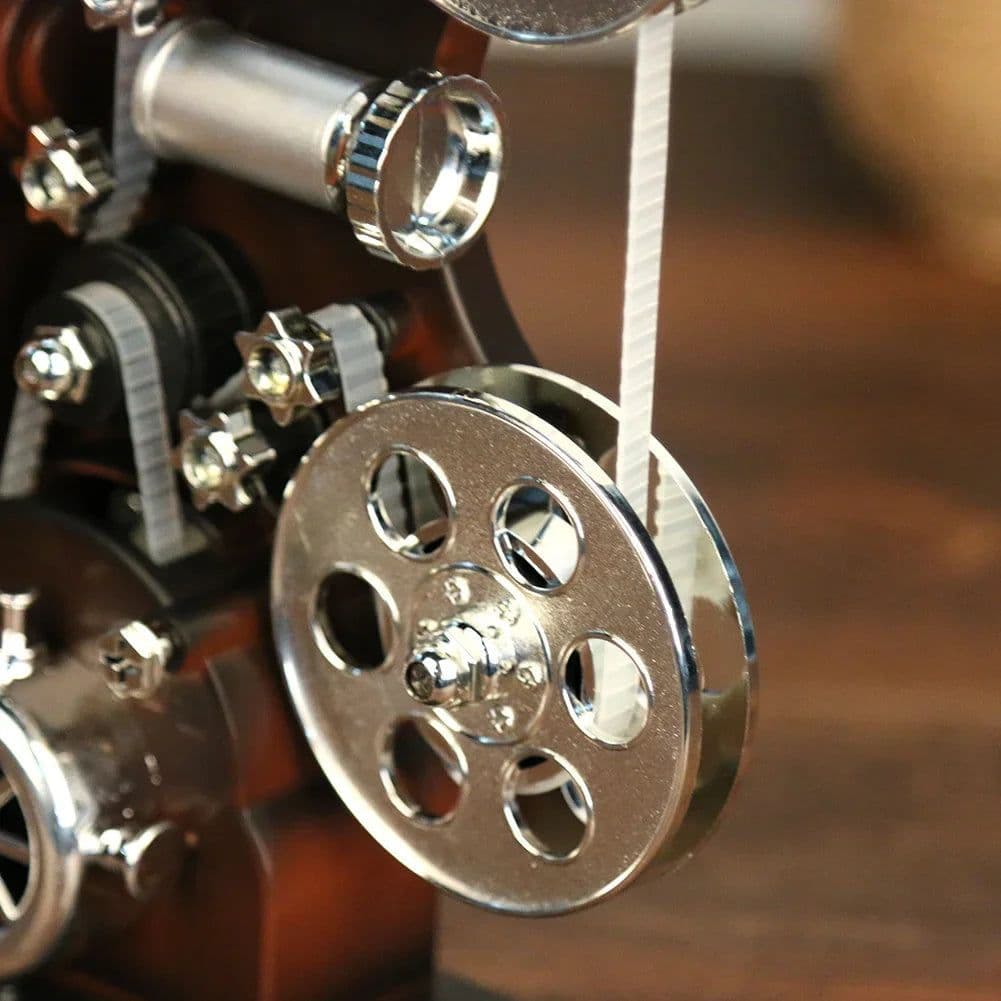 image-Movie Projector Mechanical Music Box Birthday Presents Antique Musical Box Holiday Supplies Retro for Girlfriend Valentine Gifts