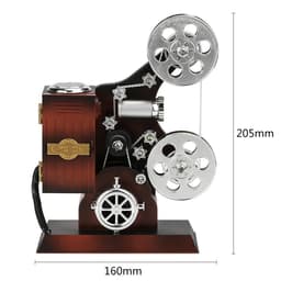 image-Movie Projector Mechanical Music Box Birthday Presents Antique Musical Box Holiday Supplies Retro for Girlfriend Valentine Gifts