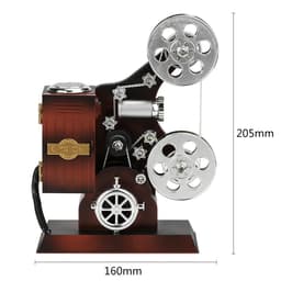 image-Movie Projector Mechanical Music Box Birthday Presents Antique Musical Box Holiday Supplies Retro for Girlfriend Valentine Gifts
