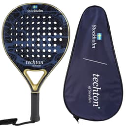 image-New 2023 Padel Racket Padel Paddle Racquet with EVA Soft 100%/3K/12K Carbon Fiber 3D Surface Paddle Racket with Cover