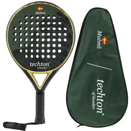 image-New 2023 Padel Racket Padel Paddle Racquet with EVA Soft 100%/3K/12K Carbon Fiber 3D Surface Paddle Racket with Cover