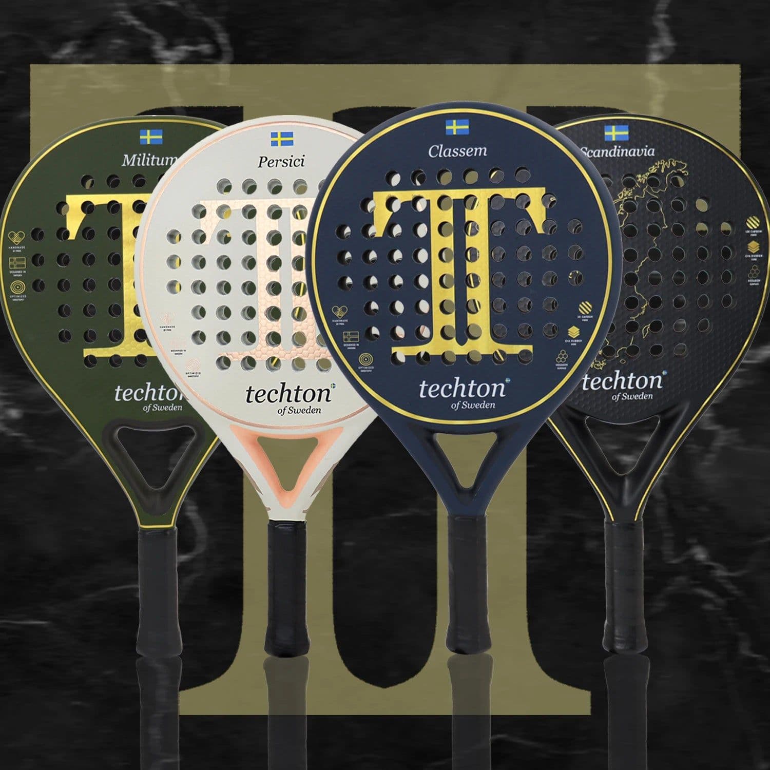 image-New 2023 Padel Racket Padel Paddle Racquet with EVA Soft 100%/3K/12K Carbon Fiber 3D Surface Paddle Racket with Cover