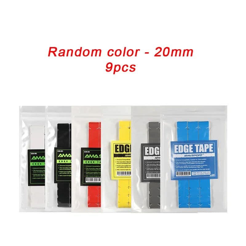 image-AMA SPORT Pickleball Paddle Protection Tapes for 13/16/19mm Width 2 Colors Options Racket Head Protector Pickle ball Accessories