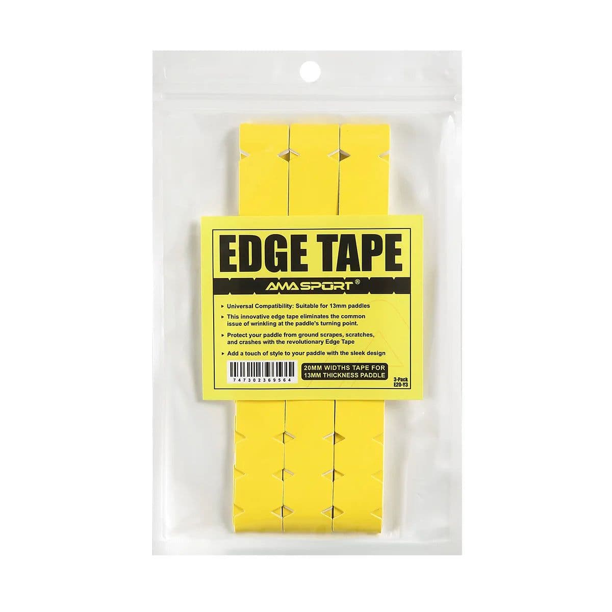 image-AMA SPORT Pickleball Paddle Protection Tapes for 13/16/19mm Width 2 Colors Options Racket Head Protector Pickle ball Accessories