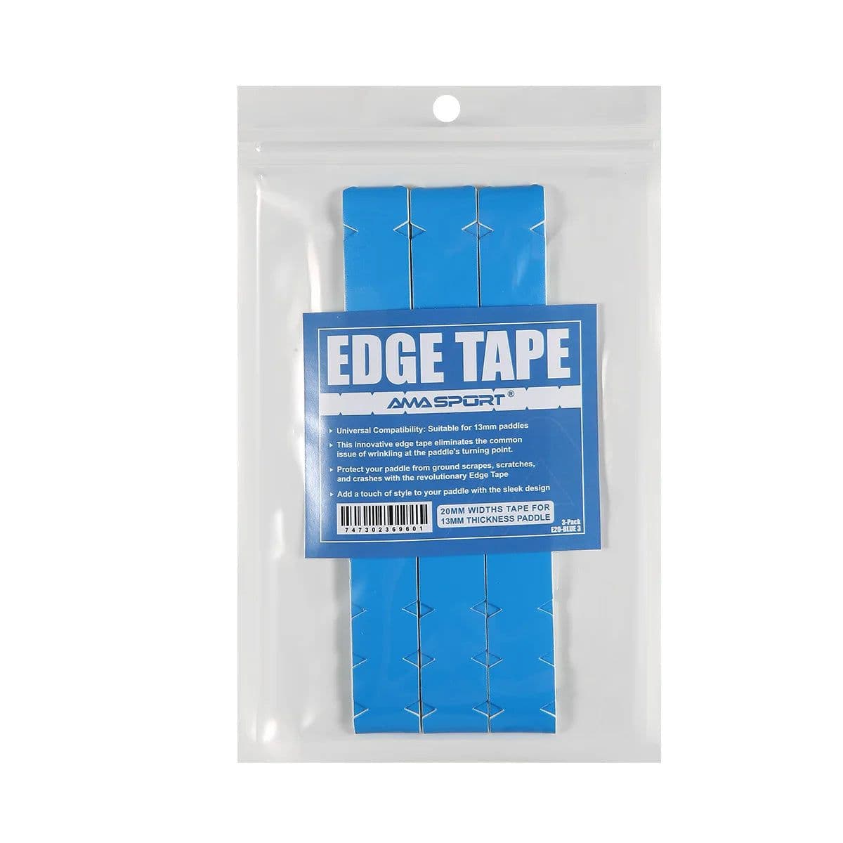 image-AMA SPORT Pickleball Paddle Protection Tapes for 13/16/19mm Width 2 Colors Options Racket Head Protector Pickle ball Accessories