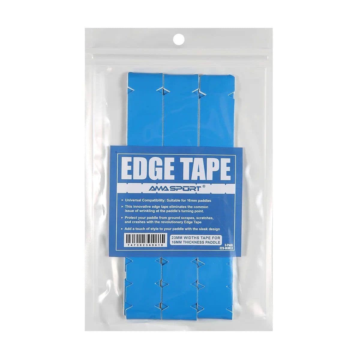 image-AMA SPORT Pickleball Paddle Protection Tapes for 13/16/19mm Width 2 Colors Options Racket Head Protector Pickle ball Accessories