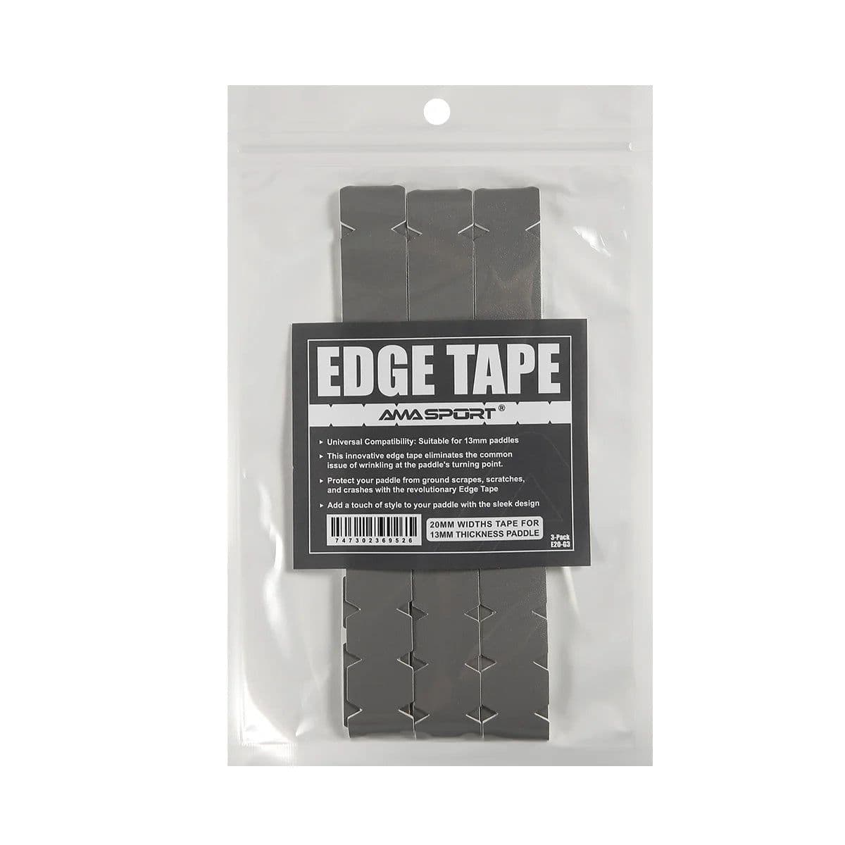 image-AMA SPORT Pickleball Paddle Protection Tapes for 13/16/19mm Width 2 Colors Options Racket Head Protector Pickle ball Accessories