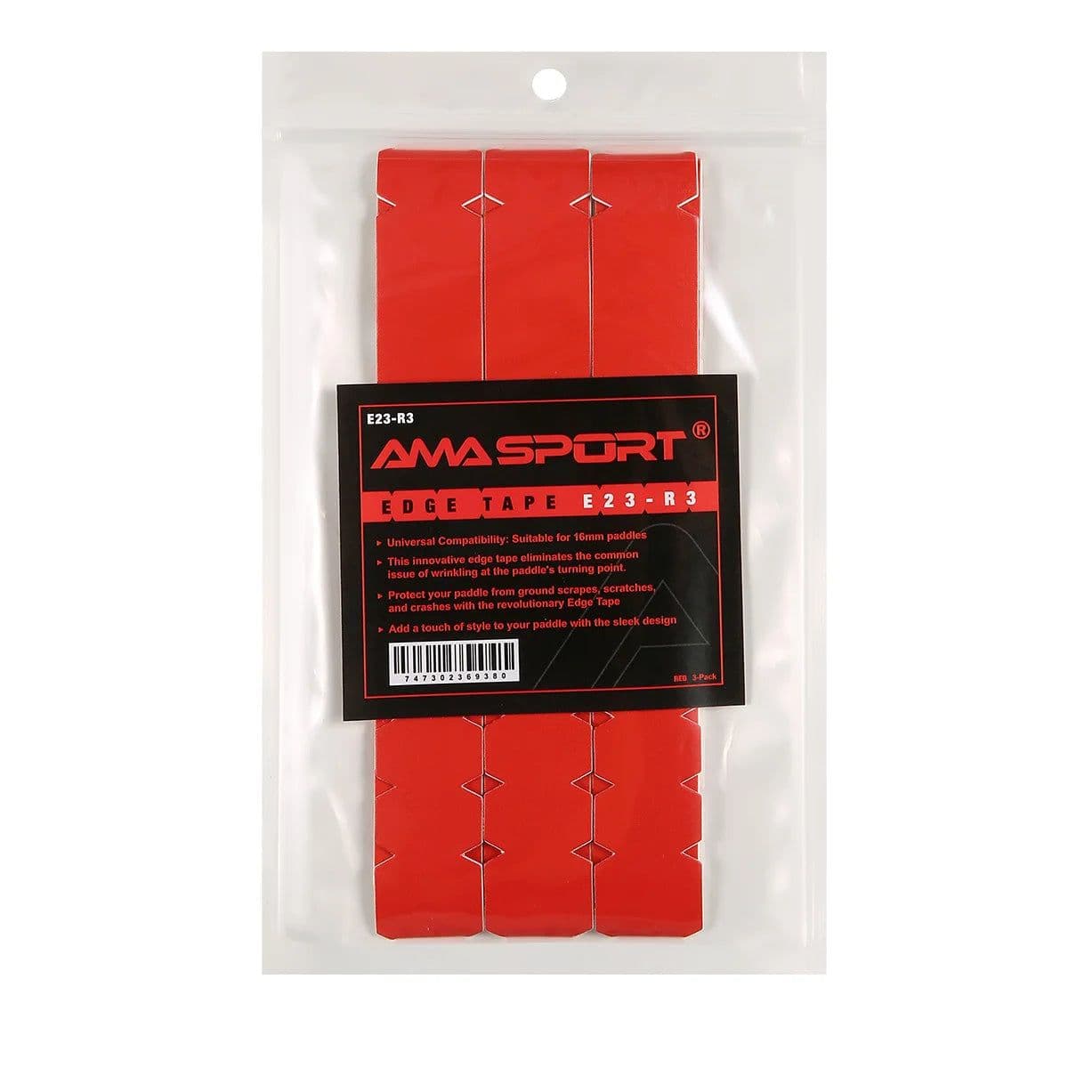 image-AMA SPORT Pickleball Paddle Protection Tapes for 13/16/19mm Width 2 Colors Options Racket Head Protector Pickle ball Accessories