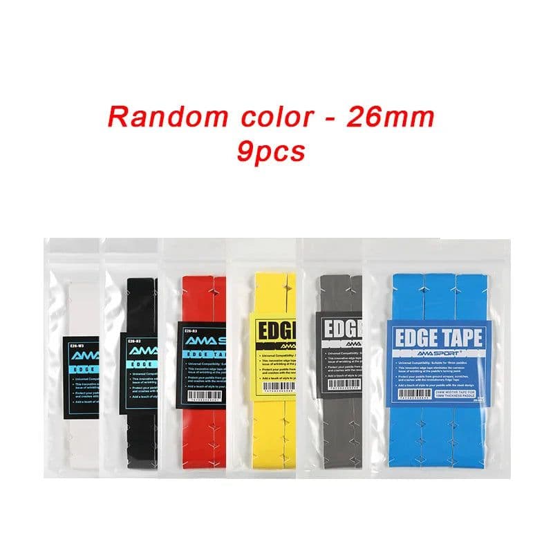 image-AMA SPORT Pickleball Paddle Protection Tapes for 13/16/19mm Width 2 Colors Options Racket Head Protector Pickle ball Accessories