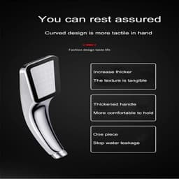 image-Strong Pressurized Nozzle Water Saving High Pressure Rain Shower Head Shower Chrome High Pressure Nozzle Bathroom Accessories