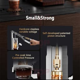 image-ITOP IT-HPEM-P Hand Press Coffee Maker With PID Temperature Control 9 Bar Constant/Variable Pressure Lever Espresso Coffee NEW