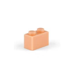 image-100pcs DIY Building Blocks Thick Figures Bricks 1x2 Dot Educational Creative Size Compatible With 3004 Plastic Toys for Children