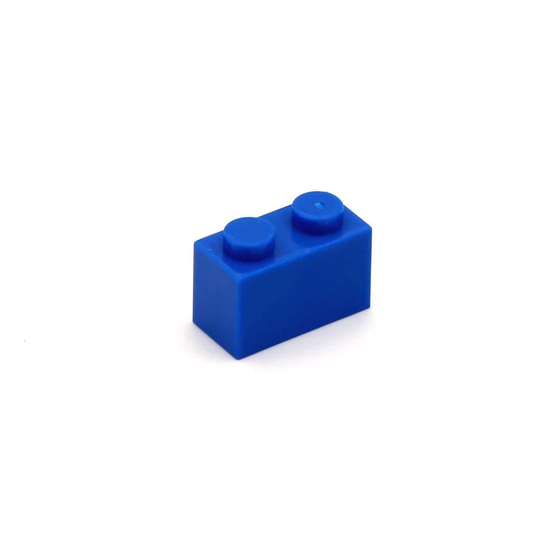 image-100pcs DIY Building Blocks Thick Figures Bricks 1x2 Dot Educational Creative Size Compatible With 3004 Plastic Toys for Children