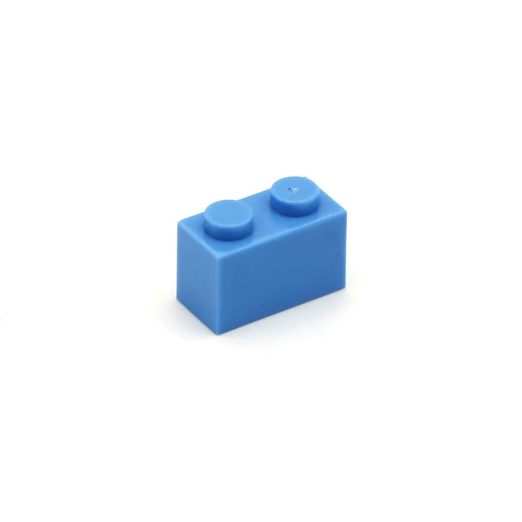 image-100pcs DIY Building Blocks Thick Figures Bricks 1x2 Dot Educational Creative Size Compatible With 3004 Plastic Toys for Children