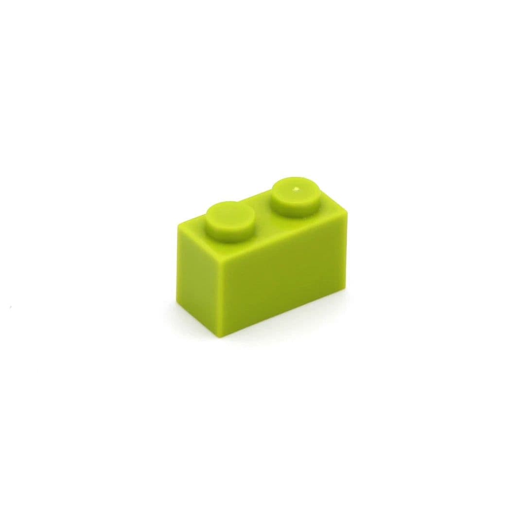 image-100pcs DIY Building Blocks Thick Figures Bricks 1x2 Dot Educational Creative Size Compatible With 3004 Plastic Toys for Children