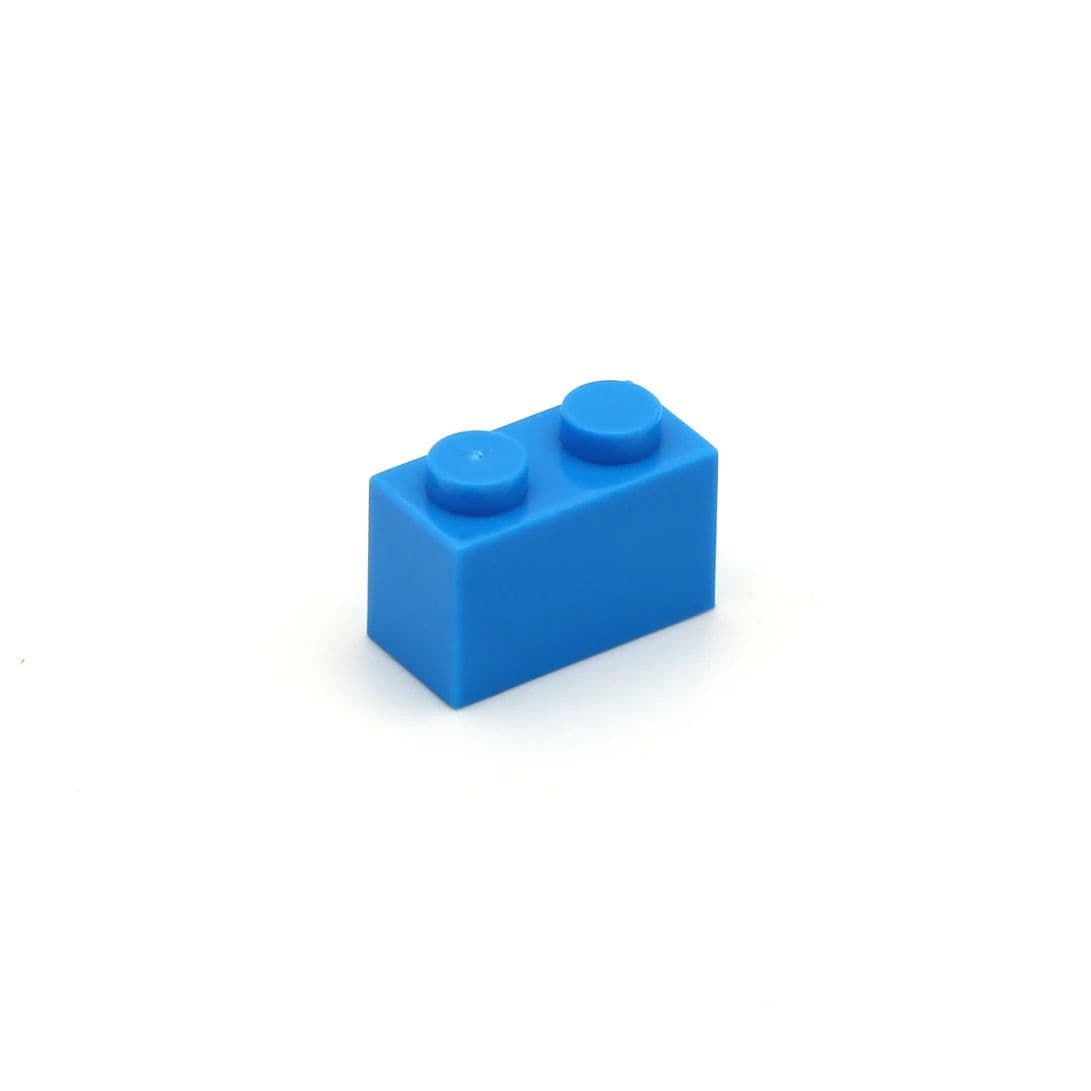 image-100pcs DIY Building Blocks Thick Figures Bricks 1x2 Dot Educational Creative Size Compatible With 3004 Plastic Toys for Children