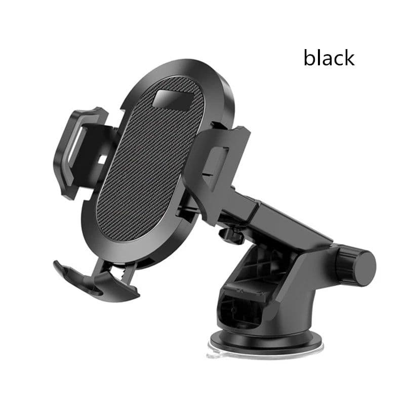 image-AUFU Sucker Car Phone Holder Mobile Phone Holder Stand in Car No Magnetic GPS Mount Support For iPhone 12 Xiaomi Samsung