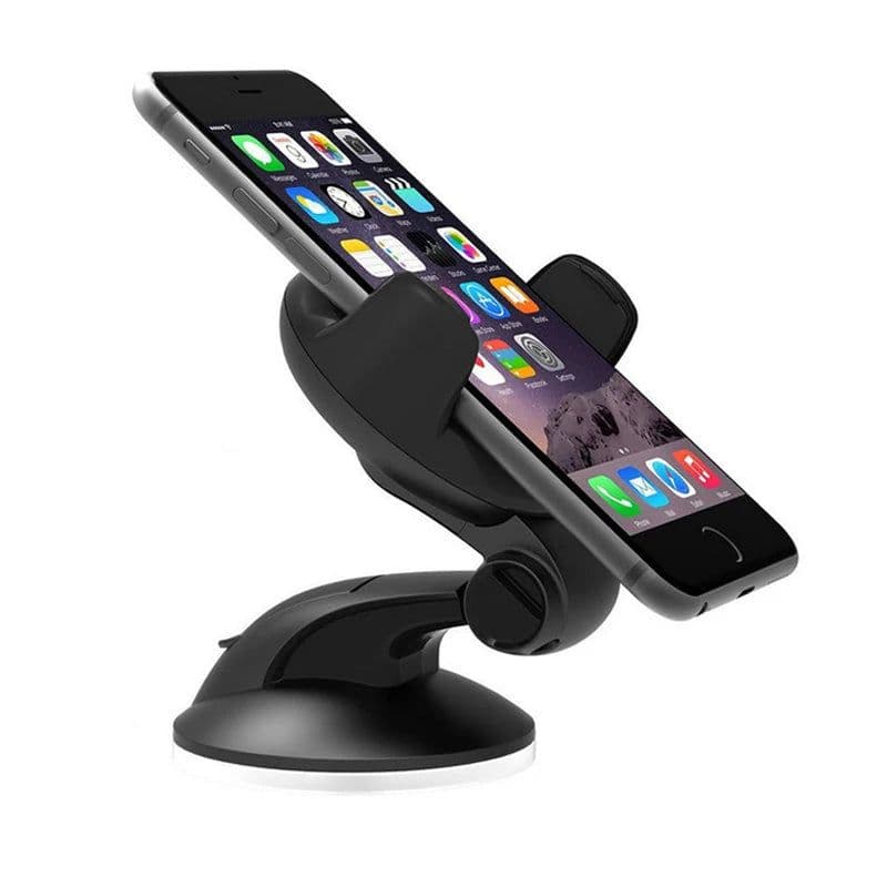 image-AUFU Sucker Car Phone Holder Mobile Phone Holder Stand in Car No Magnetic GPS Mount Support For iPhone 12 Xiaomi Samsung