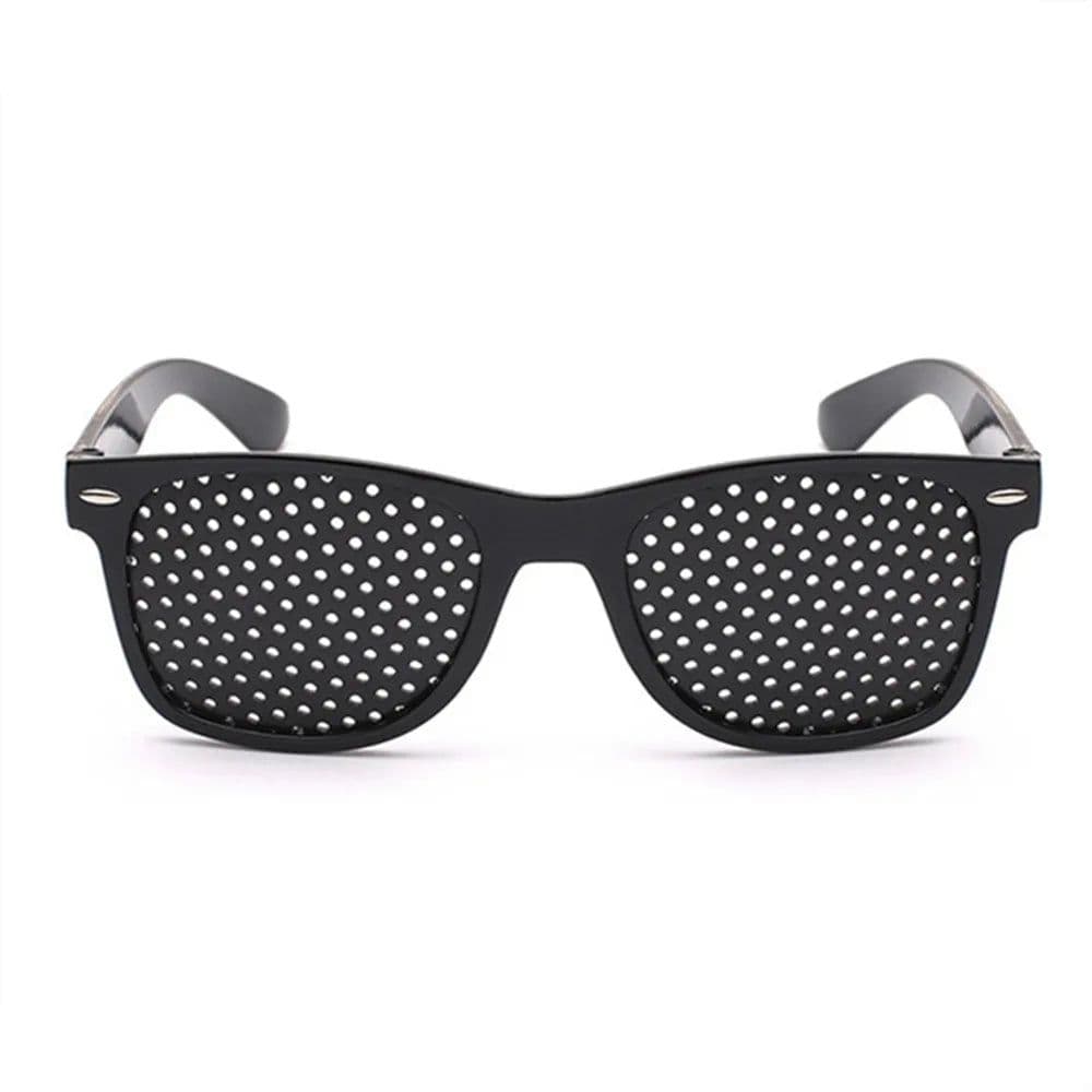 image-Astigmatism Glasses Eyewear Anti-fatigue Pinhole Vision Correction Enhancement Sunglasses PC Phone Laptop Eye Protection Unisex