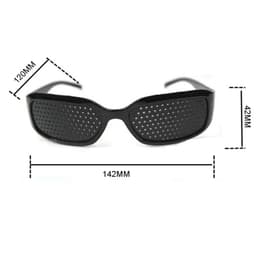 image-Astigmatism Glasses Eyewear Anti-fatigue Pinhole Vision Correction Enhancement Sunglasses PC Phone Laptop Eye Protection Unisex