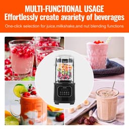 image-VEVOR 2L Smoothie Blender Commercial Grade Food Fruit Processor Multifunctional Mixer Make Shakes And Crush Technology for Home