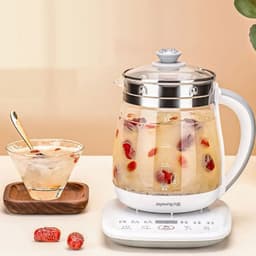 image-220V 1.5L Household Electric Kettle Automatic Glass Health Preserving Pot Portable Mini Multi Cooker Tea Dessert Cooker