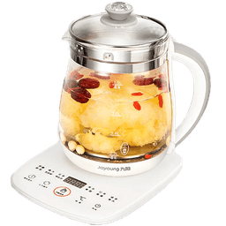 image-220V 1.5L Household Electric Kettle Automatic Glass Health Preserving Pot Portable Mini Multi Cooker Tea Dessert Cooker