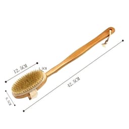 image-Body Scrubber Shower Body Brushing Back Long Handle Bath Brush Exfoliator Skin Massager Cleaning Brush Bathroom Accessories Hot
