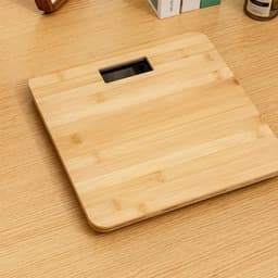 image-Wood Body Weight Scale Fall-proof Household Precise Smart Body Fat Scale Electronic Weighing Scale LED Digital Bathroom Scale