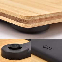 image-Wood Body Weight Scale Fall-proof Household Precise Smart Body Fat Scale Electronic Weighing Scale LED Digital Bathroom Scale