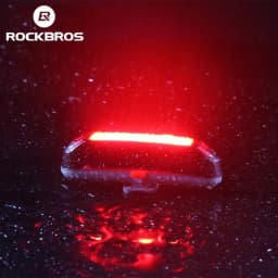 image-ROCKBROS Bike Rear Light 200-800mAh Bicycle Tail Light USB Rechargeable Led Flash Cycling Light Mountain Road Seatpost Taillight
