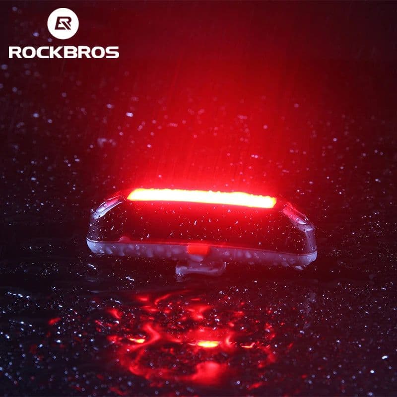 image-ROCKBROS Bike Rear Light 200-800mAh Bicycle Tail Light USB Rechargeable Led Flash Cycling Light Mountain Road Seatpost Taillight