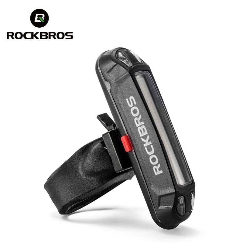 image-ROCKBROS Bike Rear Light 200-800mAh Bicycle Tail Light USB Rechargeable Led Flash Cycling Light Mountain Road Seatpost Taillight
