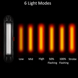 image-ROCKBROS Bike Rear Light 200-800mAh Bicycle Tail Light USB Rechargeable Led Flash Cycling Light Mountain Road Seatpost Taillight
