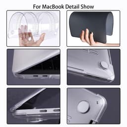 image-New Laptop Case For Apple Macbook Air 13 M2 A2681 2337 Pro 13 A2338 Pro 14 A2442 A2779 A2992 A2918 2023 Cover