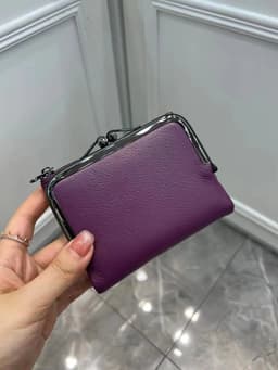 image-Coin Purse Genuine Leather Retro Handbag Short Wallet Women's Multifunctional Clip Zero Wallet Cowhide wallets Card holder