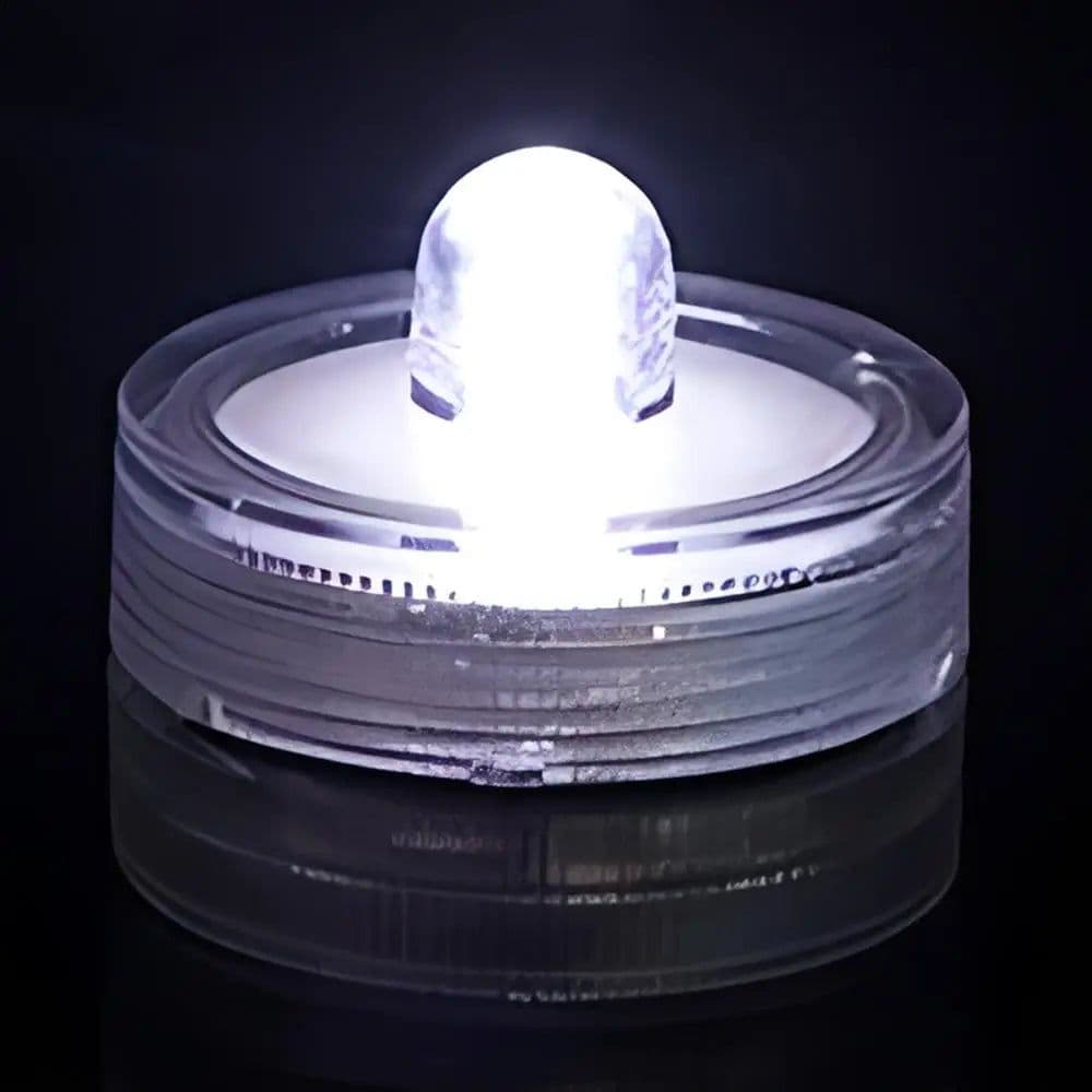 image-Waterproof LED Lights For Vases Flameless Battery Operated Pond Underwater Small Tealights Aquarium Decoration Novelty Lighting