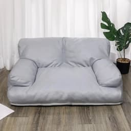 image-Dog Bed for Small and Medium Pets Sofa Kennel Sleeping Leather Waterproof Dog Kennel Soft and Comfortable