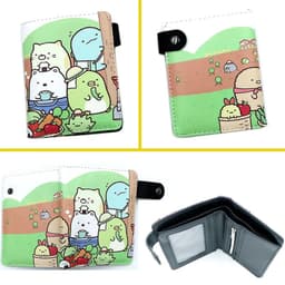 image-Anime Assassination Classroom Korosensei Short Men Wallets With Coin Bag