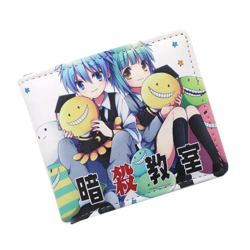 image-Anime Assassination Classroom Korosensei Short Men Wallets With Coin Bag
