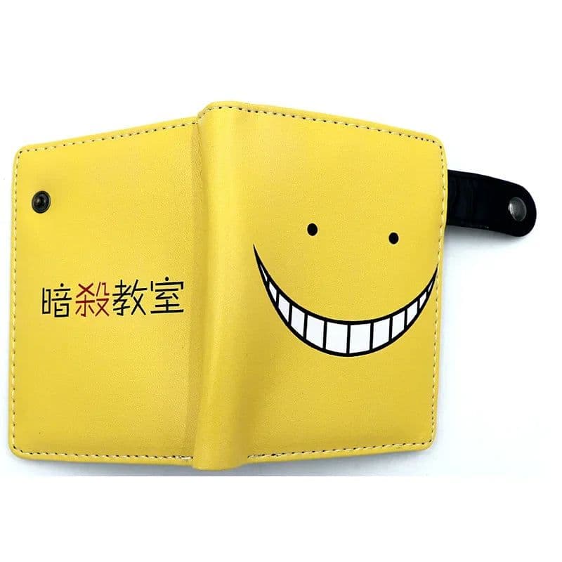 image-Anime Assassination Classroom Korosensei Short Men Wallets With Coin Bag