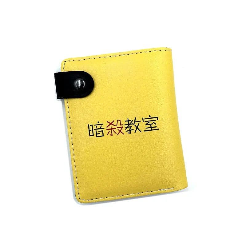 image-Anime Assassination Classroom Korosensei Short Men Wallets With Coin Bag