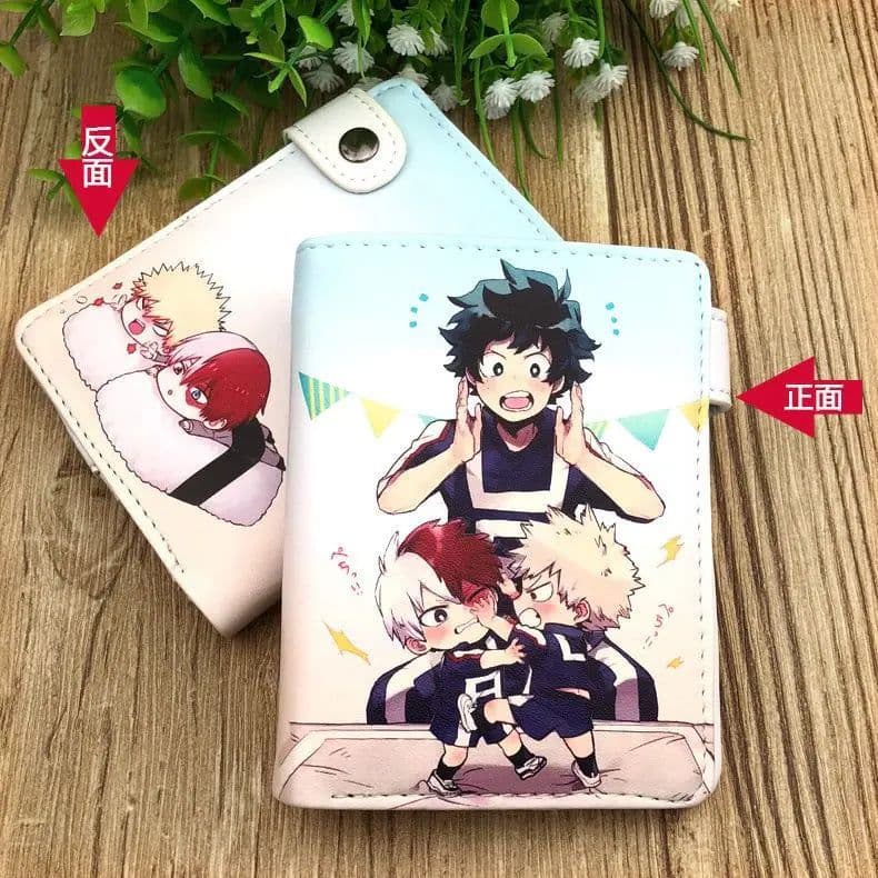 image-Anime Assassination Classroom Korosensei Short Men Wallets With Coin Bag