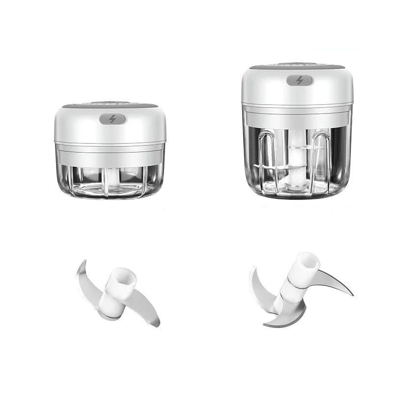 image-Mini Garlic Masher USB Food Mixer Kitchen Electric Garlic Crusher Meat Grinder Garlic Press Vegetable Chopper Masher Machine