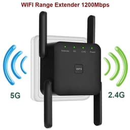 image-5 Ghz WiFi Extender Long Range Wireless WIFI Booster AC1200 Adapter 1200Mbps Wi-Fi Amplifier 802.11N Wi Fi Signal Repeator