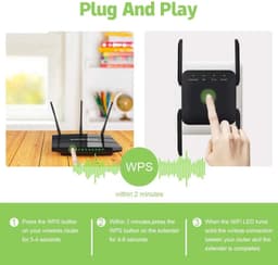 image-5 Ghz WiFi Extender Long Range Wireless WIFI Booster AC1200 Adapter 1200Mbps Wi-Fi Amplifier 802.11N Wi Fi Signal Repeator
