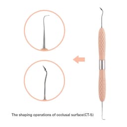 image-AZDENT Dental Resin Filler Aesthetic Restoration Kit Silicone Handle For LM Resin Knife Plastic Dresser Dentistry Tool Instrumen