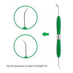 image-AZDENT Dental Resin Filler Aesthetic Restoration Kit Silicone Handle For LM Resin Knife Plastic Dresser Dentistry Tool Instrumen