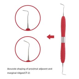 image-AZDENT Dental Resin Filler Aesthetic Restoration Kit Silicone Handle For LM Resin Knife Plastic Dresser Dentistry Tool Instrumen