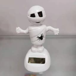 image-Solar Powered Dancing Halloween Swinging Animated Bobble Dancer Toy Car Decor Boy Girl Handcrafted Gift Birthday Present Party